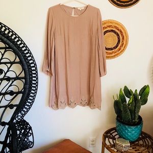 Fall Lace accent Dress